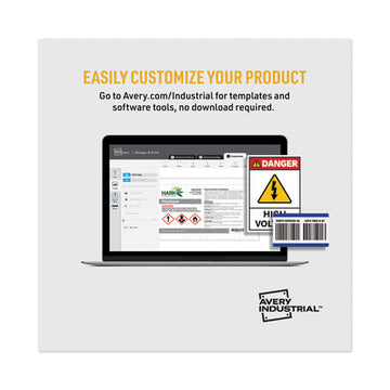 Avery® Surface Safe Removable Label Safety Signs, Inkjet-laser Printers, 7 X 10, White, 15-pack freeshipping - TVN Wholesale